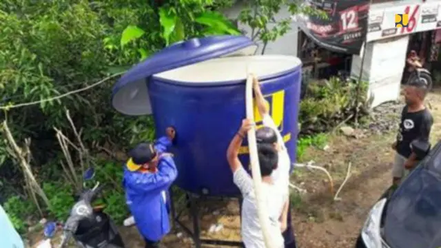 Kementerian PUPR terus melakukan upaya penanganan tanggap darurat pasca banjir yang menggenangi sejumlah kabupaten/kota di Sulawesi Tenggara. (Humas: Kementerian PUPR)