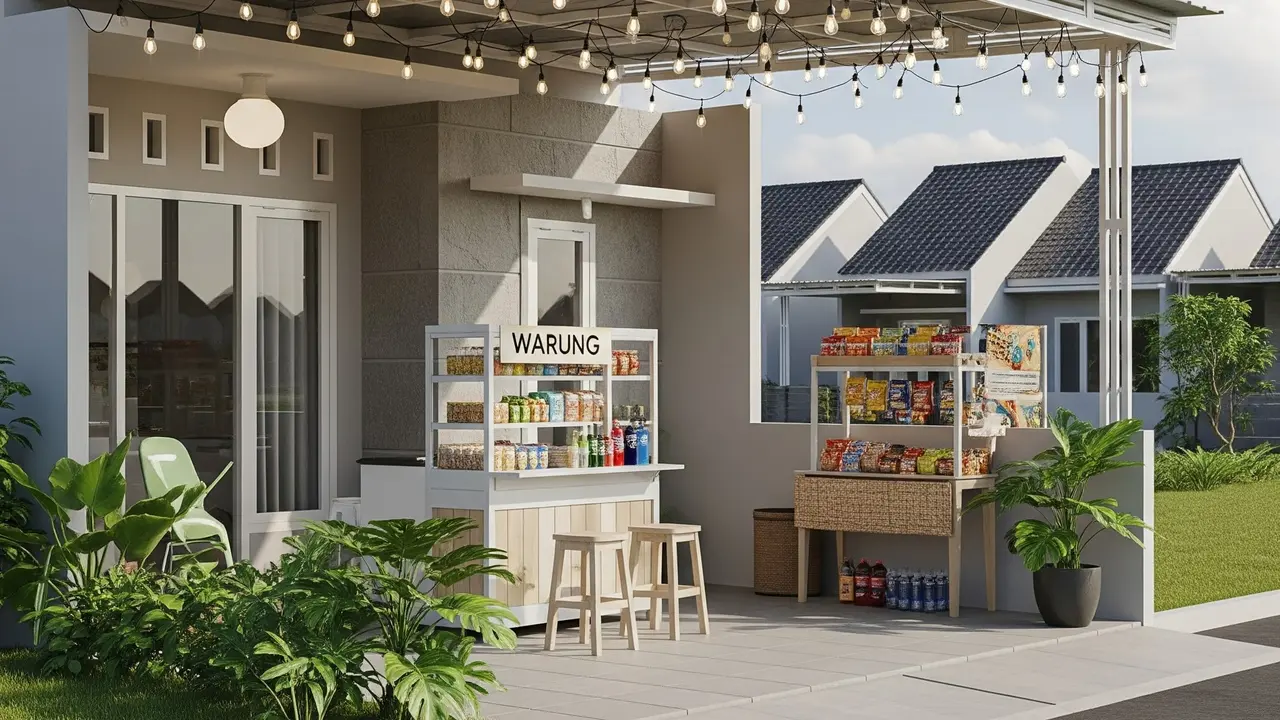 Jualan di Teras Rumah atau Teras Minimarket yang Paling Menguntungkan. AI