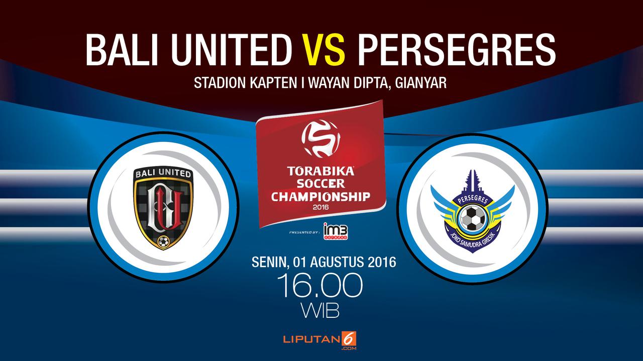 Infografis Bali United vs Gresik United