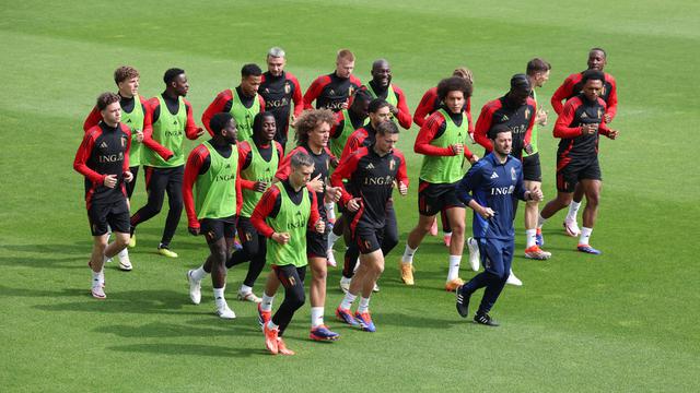 Latihan Timnas Belgia Jelang EurO 2024