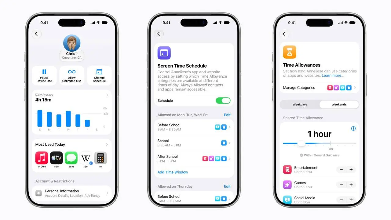 Fitur Screen Time di iOS 27