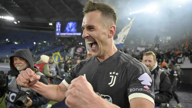 Foto: Arkadiusz Milik Sang Pembeda, Juventus Lolos ke Final Coppa Italia Meski Kalah dari Lazio