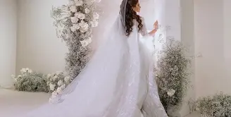 Sheikha Mahra dan Sheikh Mana melakukan pesta pernikahan. Keduanya menggelar pesta megah layaknya kisah dongeng. [Foto: Instagram/ hhshmahra]