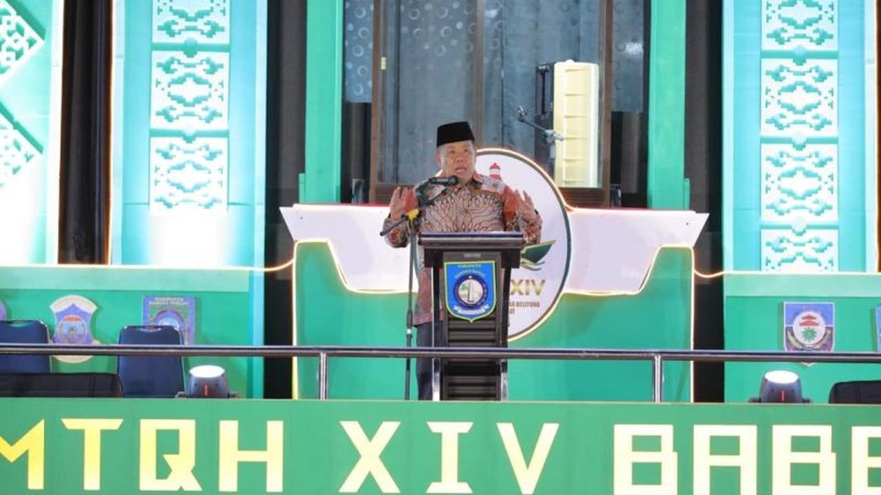 Gubernur Hidayat Arsani: MTQH Bangka Belitung Perkuat Keimanan dan Edukasi Al-Quran