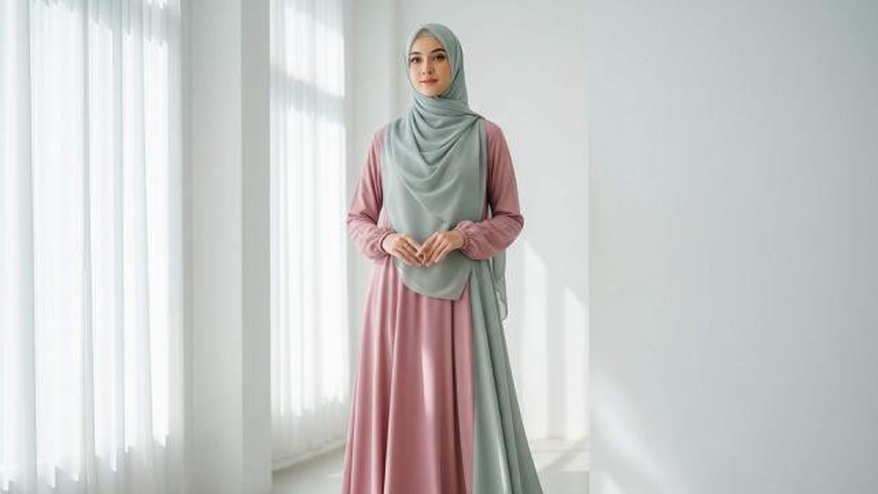7 Gamis untuk Wanita Bertubuh Mungil agar Tidak Terlihat 'Tenggelam'