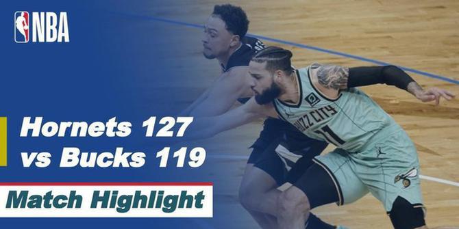 VIDEO: Highlights NBA, Charlotte Hornets Raih Kemenangan di Kandang Milwaukee Bucks 127-119