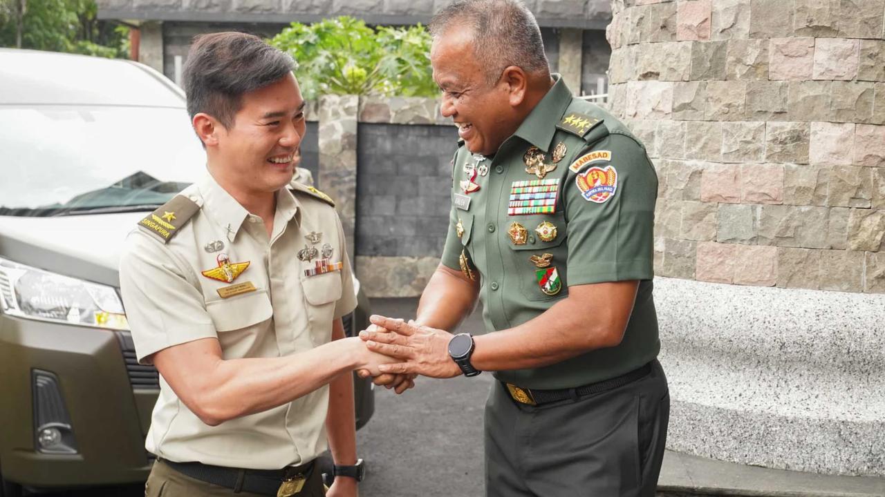 FOTO: Wakasad Terima Kunjungan Wakasad Singapura di Mabesad
