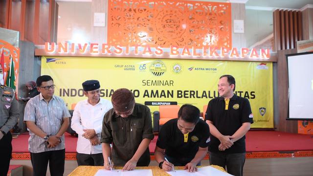 Penandatanganan MoU Kerja Sama Program Magang antara Astra Internasional dan Uniba