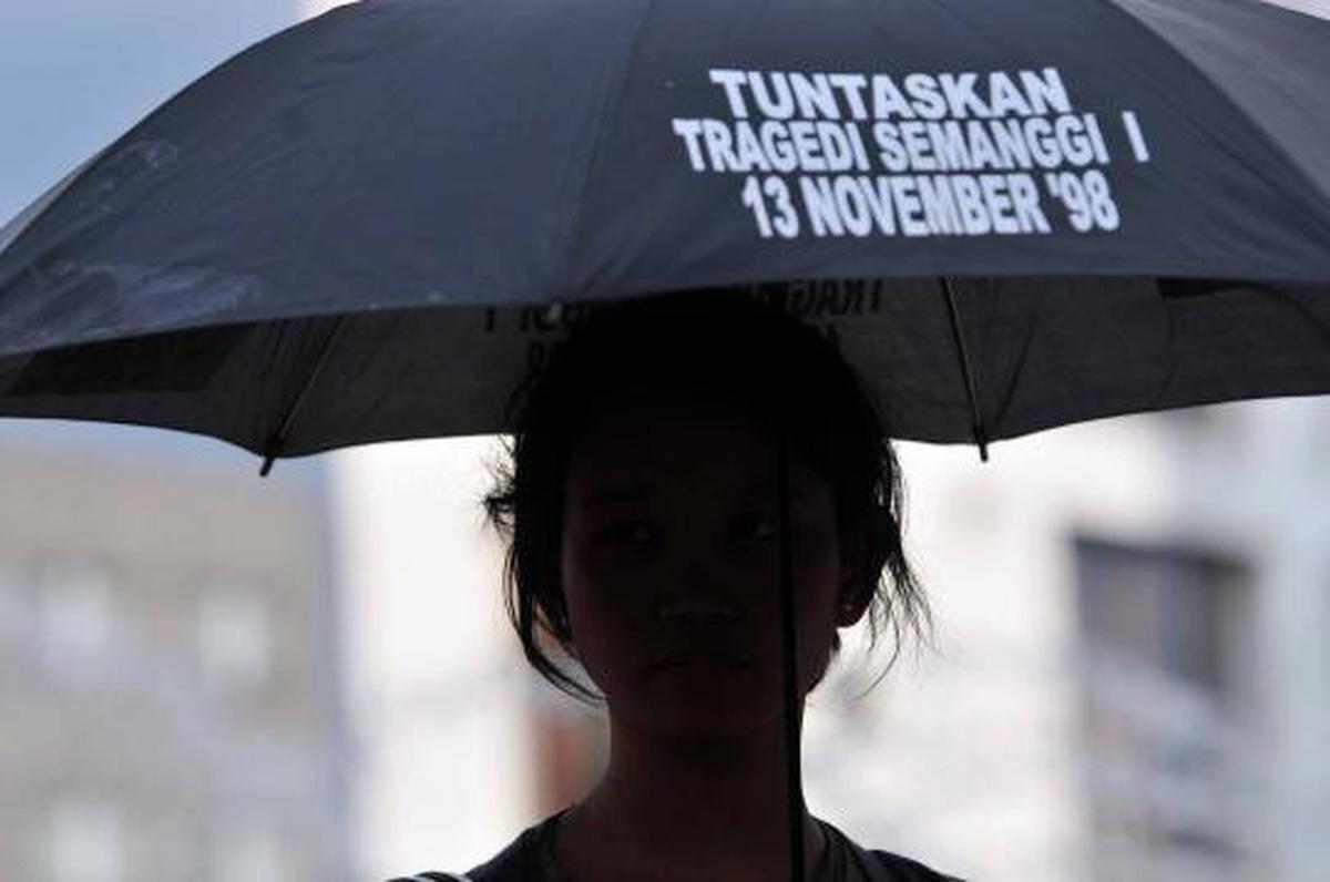 Demo peringatan Hari HAM Dunia 