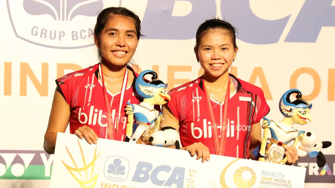 Ganda putri Indonesia Greysia Polii/Nitya Krishinda Maheswari