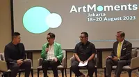 Jumpa pers ArtMoments Jakarta 2023. (dok. Liputan6.com/Dinny Mutiah)
