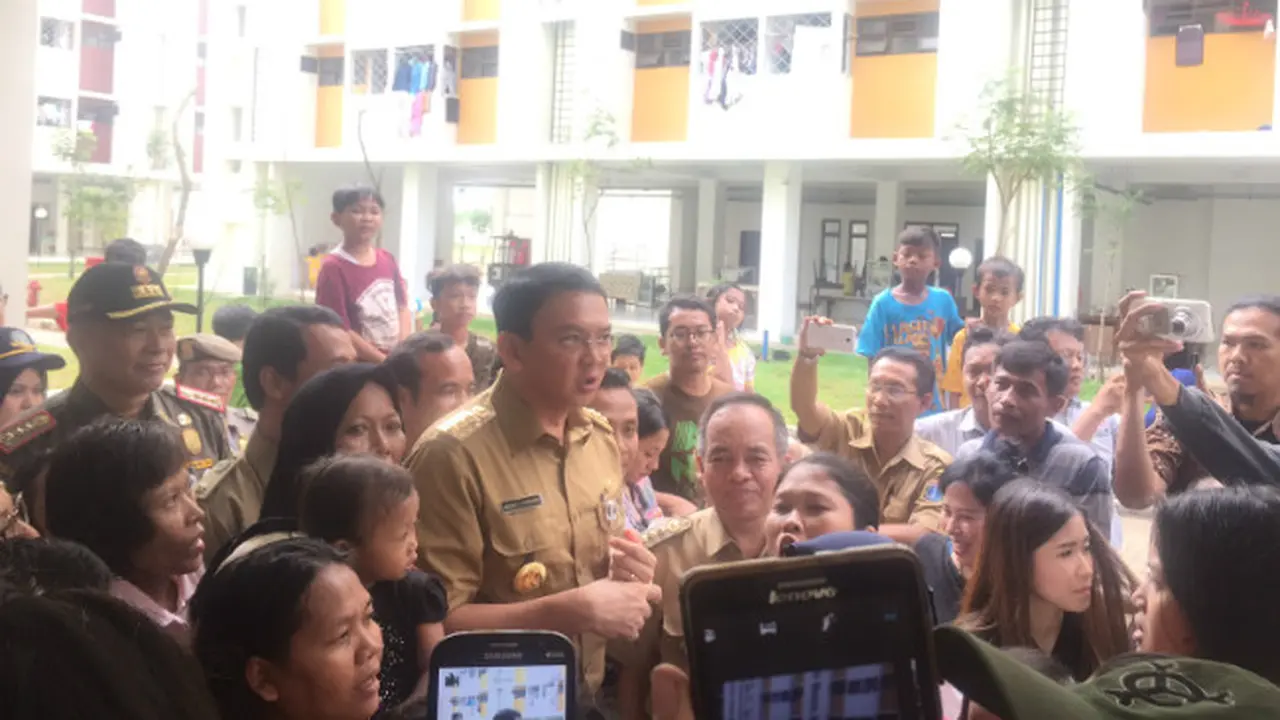 Ahok Sambangi Rusun Rawa Bebek