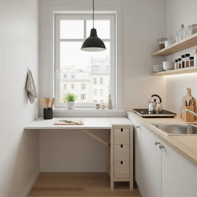 Tips Menata Dapur Kecil Tanpa Kitchen Set tapi Tetap Fungsional