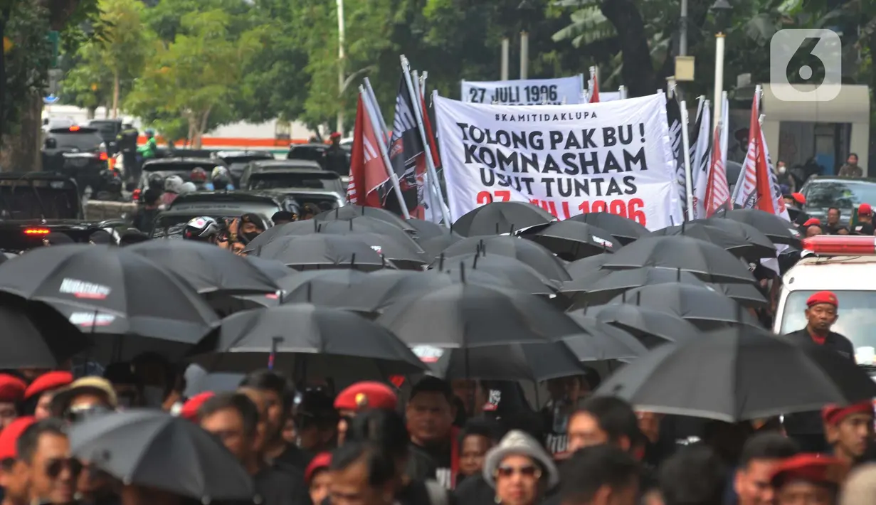 Dalam situs resmi Komnas HAM disebutkan peristiwa Kudatuli 27 Juli 1996 adalah peristiwa kekerasan di kantor Partai Demokrasi Indonesia (PDI). (merdeka.com/Imam Buhori)
