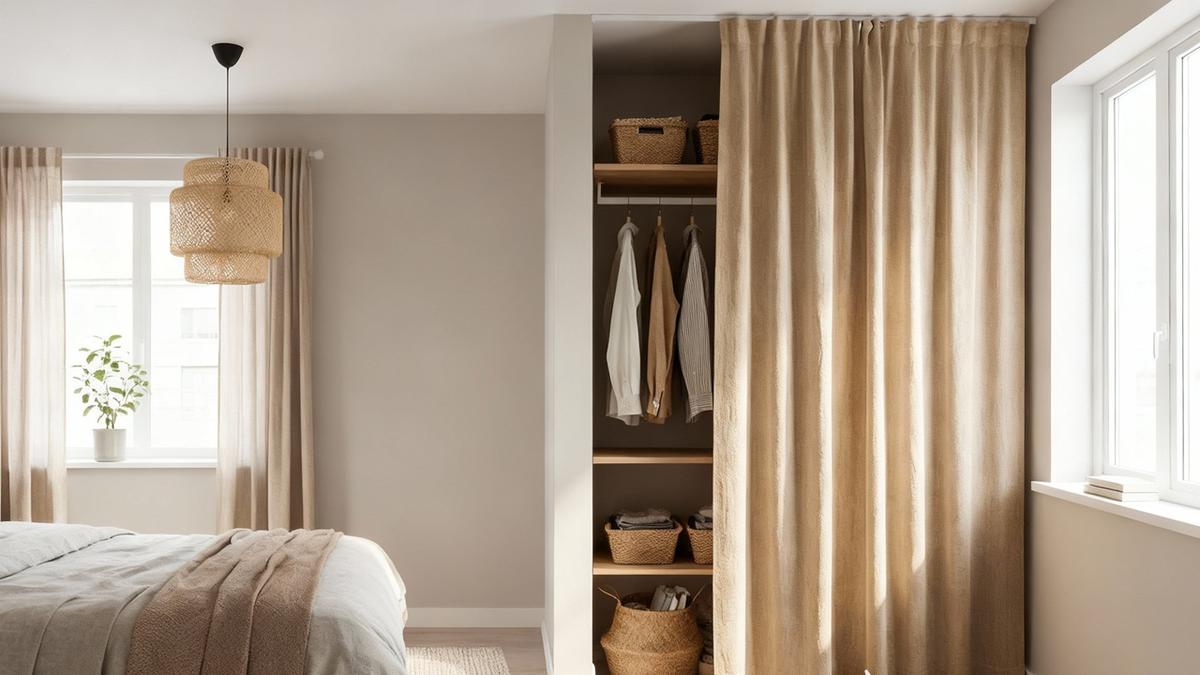 15 Desain Walk-In Closet di Kamar Sempit, Inspirasi Ruangan Rapi dan Estetik