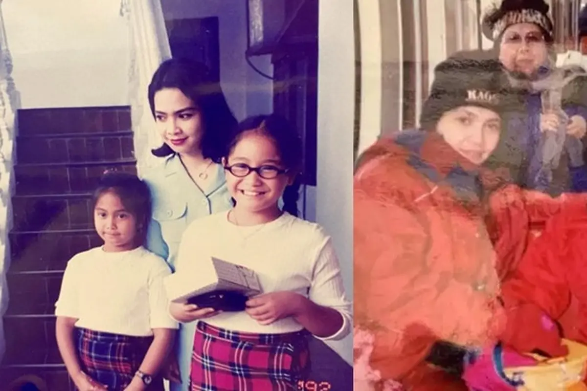 6 Foto Lawas Rieta Amilia Saat Asuh Nagita Slavina Kecil, Ibu Siap Siaga