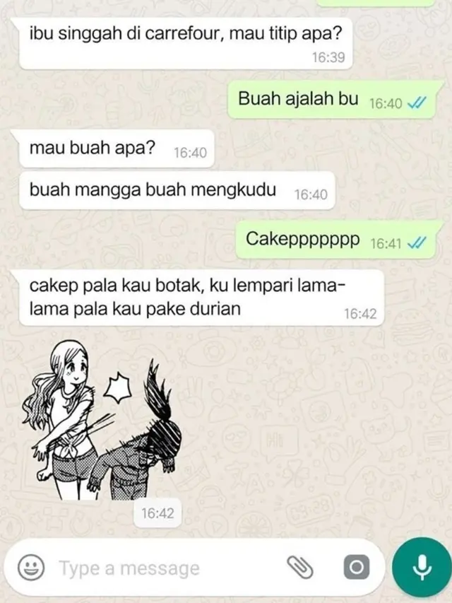 7 Chat Ibu Bertanya Ini Ujungnya Bikin Ngakak