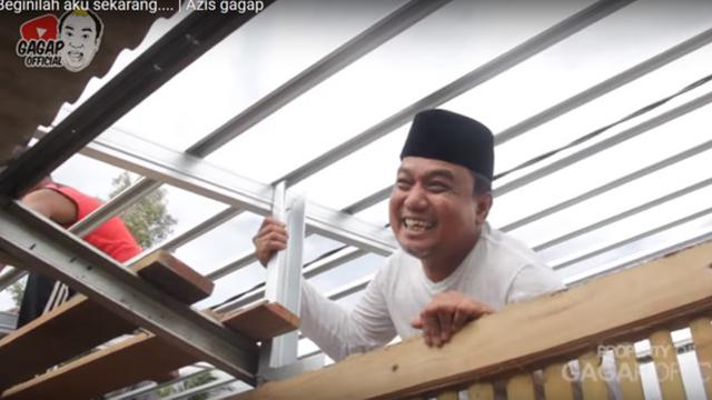 potret kehidupan aziz gagap usai pamit