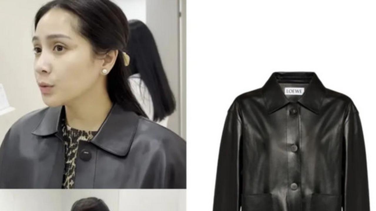 Outfit Nagita Slavina Liburan di Korea Selatan, Super Kece dengan Jaket Kulit Rp74 Juta & Tas Rp100 Juta