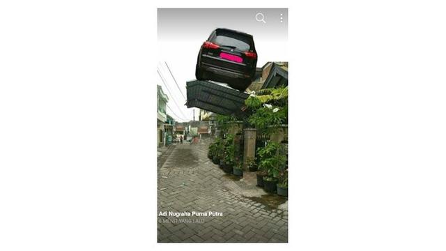 Editan Foto Kocak Kanopi Clara Gopa Ini Bikin Tepuk Jidat