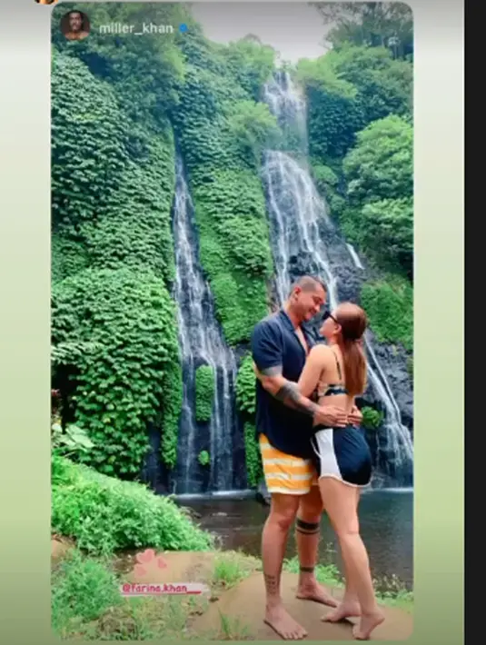 Miller Khan dan Farina Rebecca (Instagram/farina.khan__)