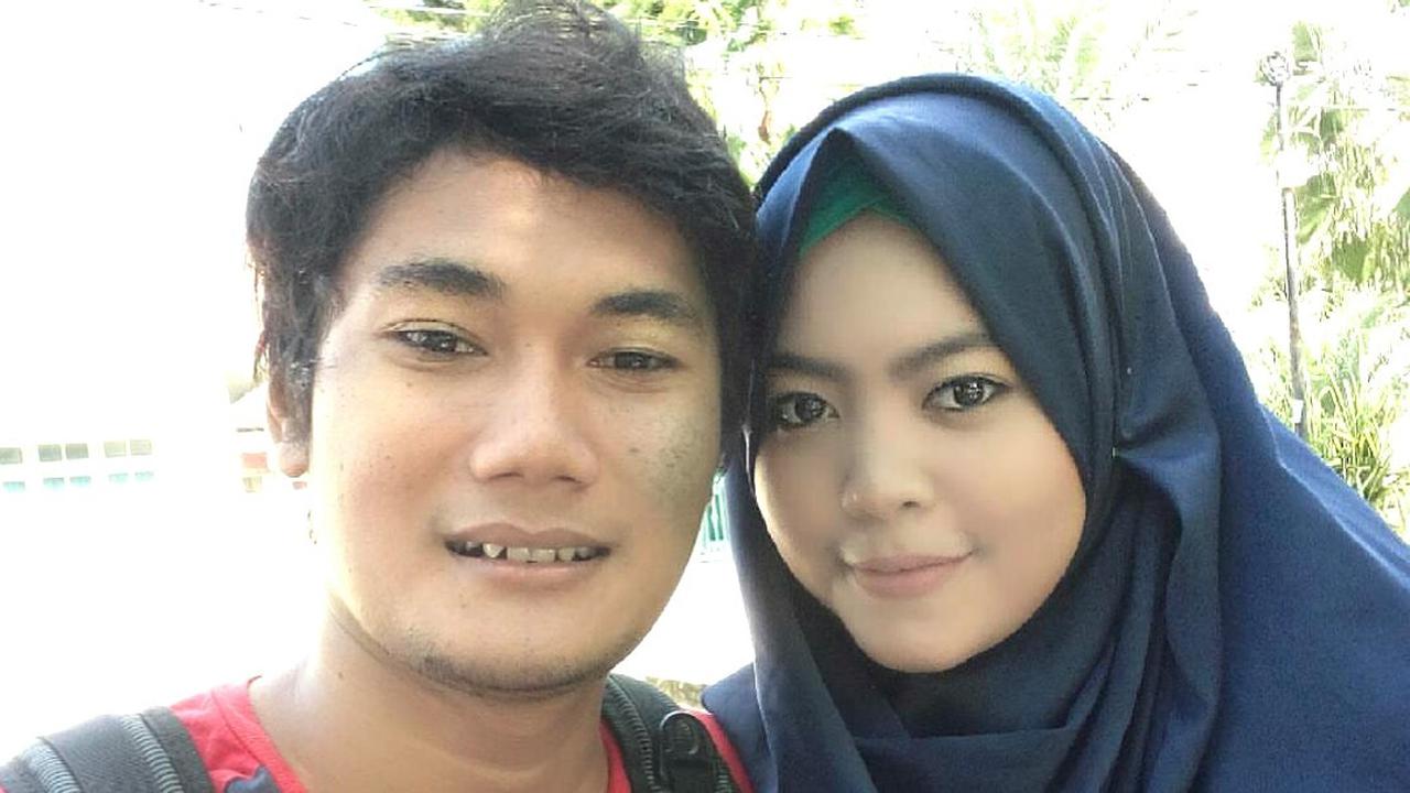 Tersangka berfoto bersama korban semasa hidup (Liputan6.com/Nefri Inge)