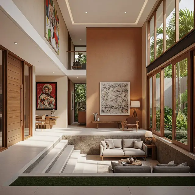 Konsep Split Level untuk Rumah Sempit Modern