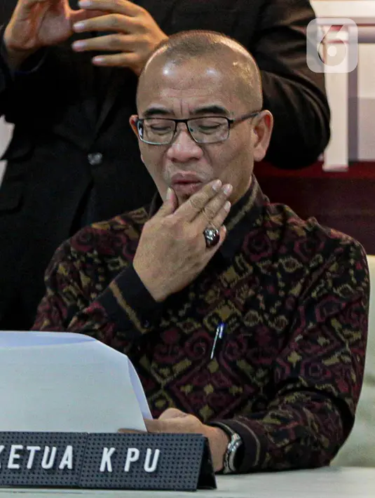 Ketetapan tersebut tertuang dalam Keputusan KPU RI Nomor 1632 Tahun 2023. (Liputan6.com/Faizal Fanani)