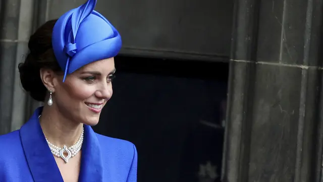 Kate Middleton. (Phil Noble/Pool Photo via AP)