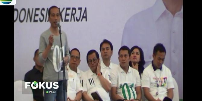 Jokowi Peringatkan Tim Kampanye dan Relawan Waspadai Isu Negatif