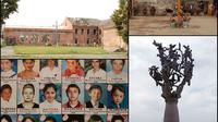 Para korban dan memorial pengepungan Beslan (wikimedia commons)