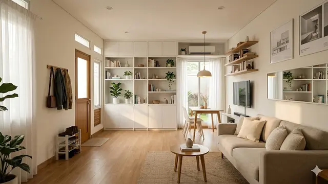 Desain Interior Rumah 5x9 agar Terlihat Luas