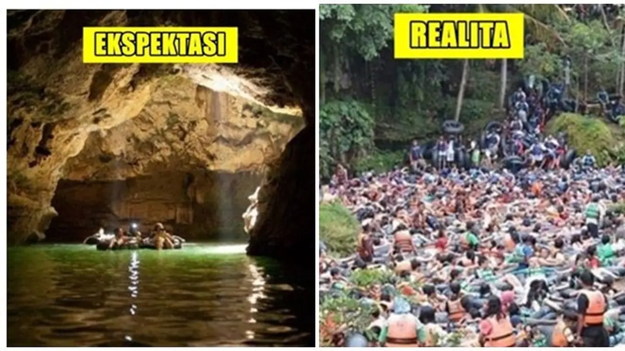 7 Potret Ekspektasi vs Realita saat Liburan Ini Bikin Senyum Tipis