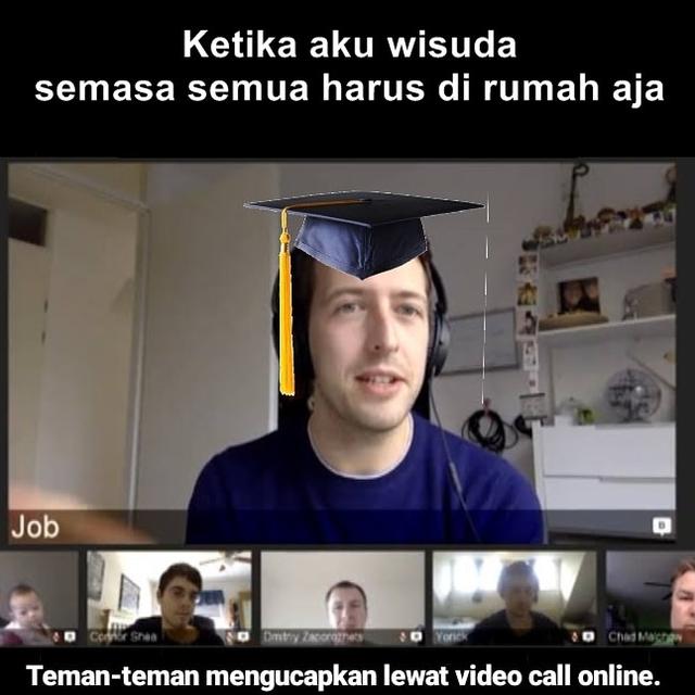 7 Meme Wisuda Saat Pandemi Virus Corona Ini Bikin Sedih