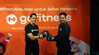 Peluncuran fitur terbaru Gojek, GoFitness, di Jakarta. (Liputan6.com/Dinny Mutiah)