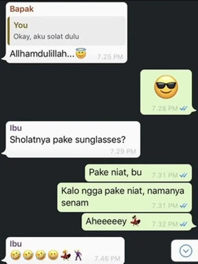 7 Chat Ibu Bertanya Ini Ujungnya Bikin Ngakak