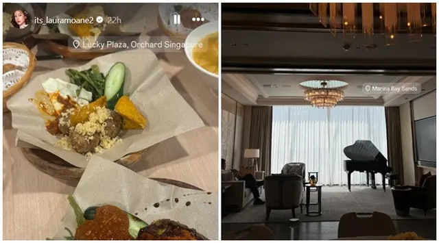 Al Ghazali lamar Alyssa Daguise, 6 momen Laura Moane nonton F1 di Singapura ini malah banjir doa