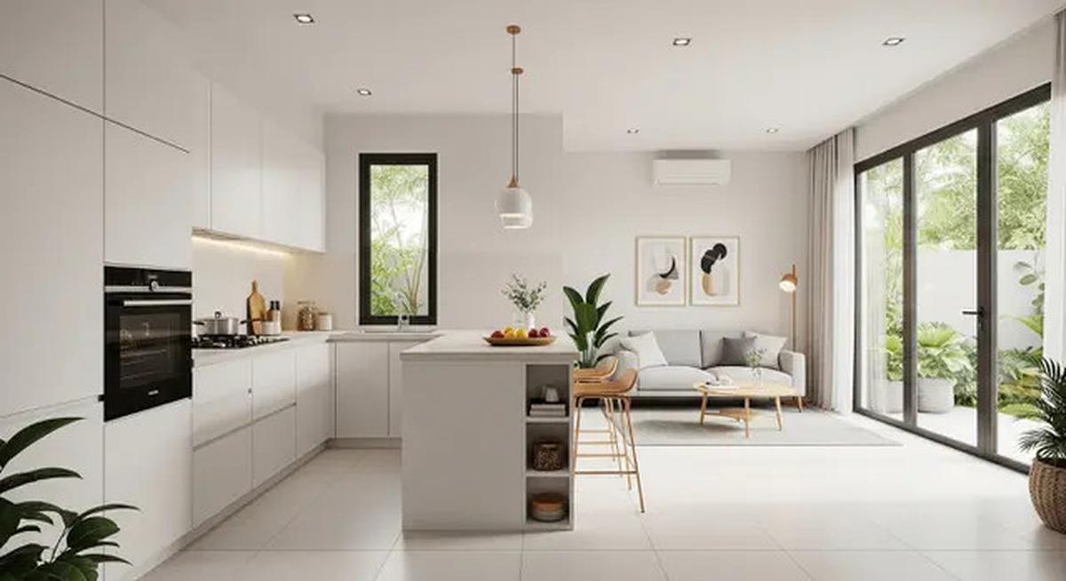 8 Model Dapur Minimalis dan Ruang Tamu Menyatu Tanpa Sekat, Cocok untuk Rumah Tipe 36