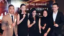 Artis Cantik Raline Shah pun terlihat meramaikan acara konferensi pers, wanita berambut panjang ini nampak memesona dengan gaun hitam nan elegan. (Desmond Manulang/Bintang.com)