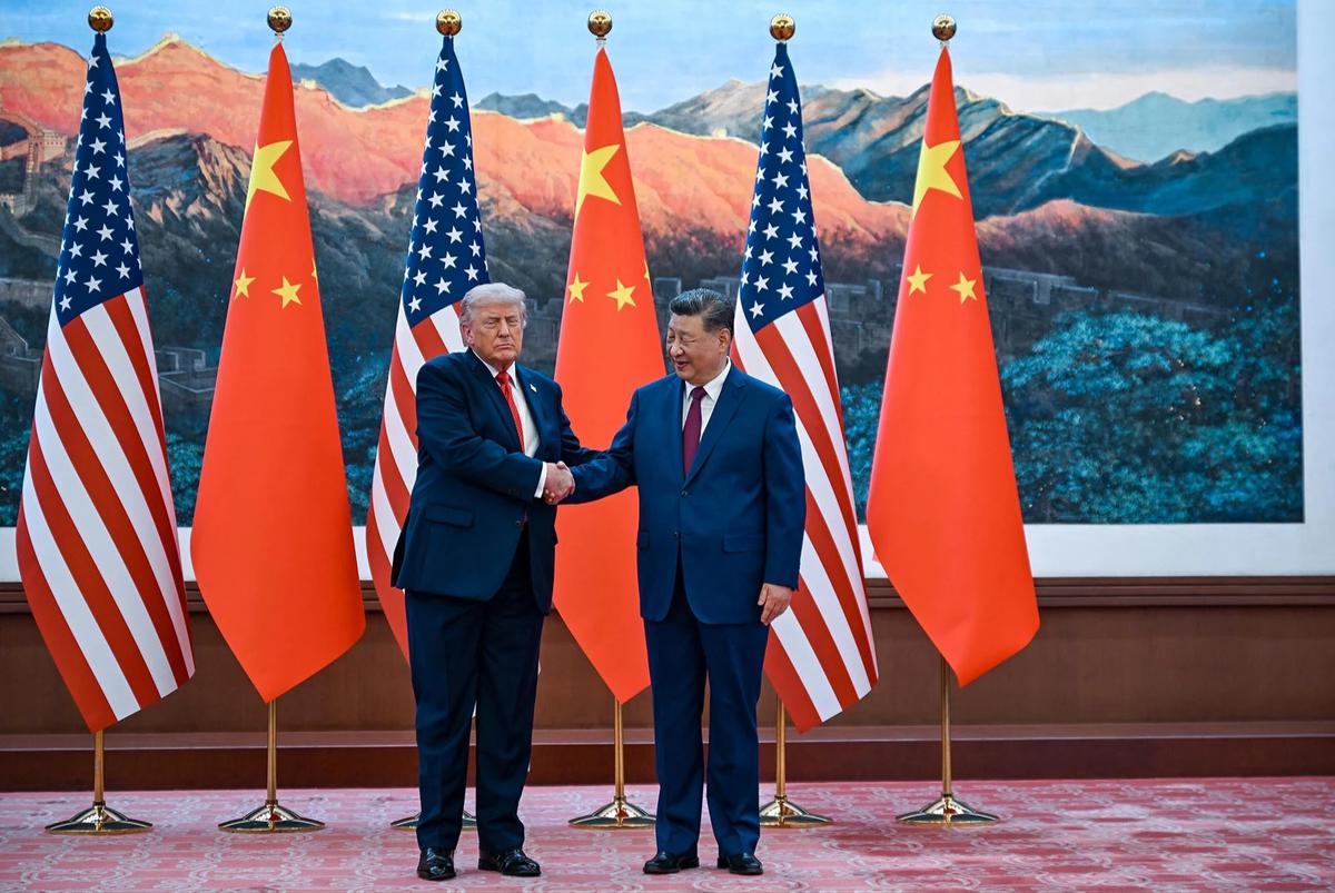 FOTO: Trump dan Xi Jinping Bahas Taiwan dan Perdagangan di Beijing