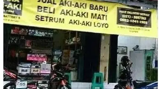 10 Potret Lucu Tulisan di Bengkel Ini Bikin Pelanggan Nyengir