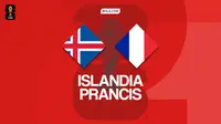 Cover prediksi Timnas Islandia versus Timnas Prancis pada laga keempat Grup D Kualifikasi Piala Dunia 2026. (Bola.com/Gregah Nurikhsani)