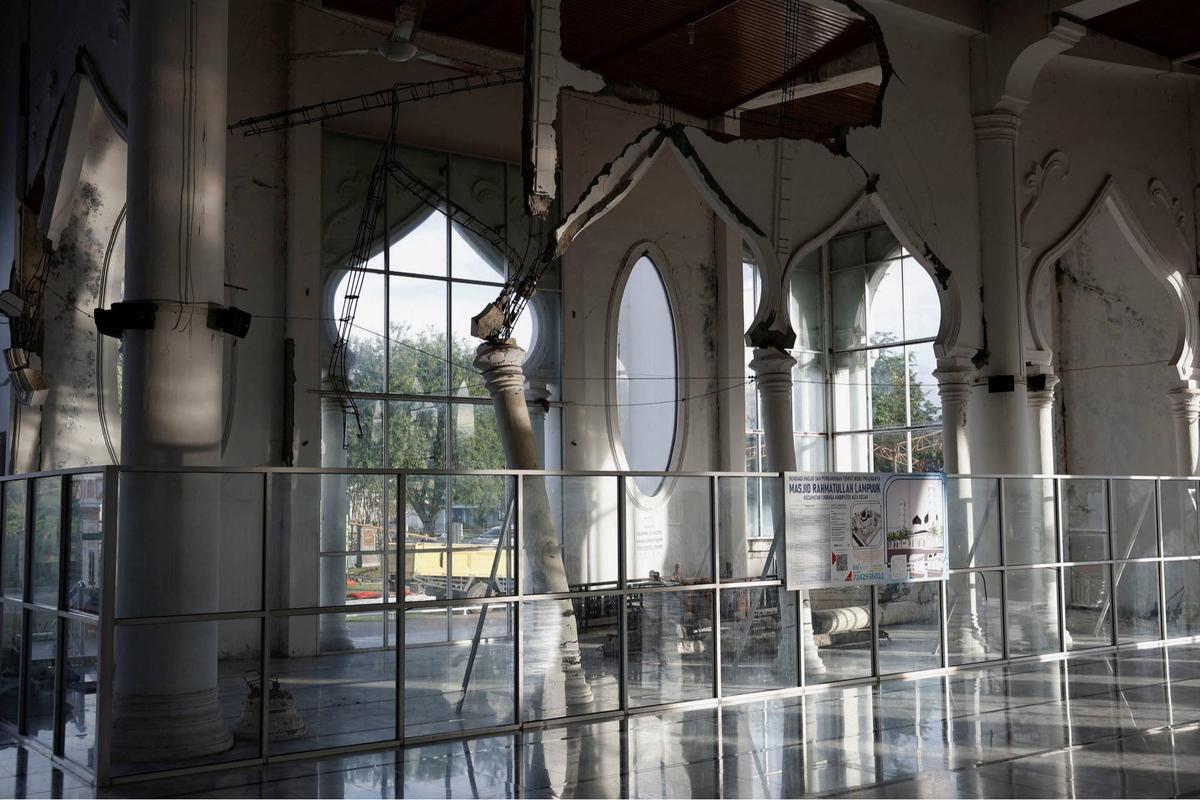 Penampakan Terkini Masjid Rahmatullah Aceh yang Tetap Kokoh Saat Dihantam Tsunami 20 Tahun Lalu