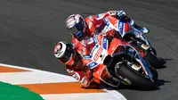 Kepala Teknis Ducati, Gigi Dall'Igna, menegaskan pesan yang diberikan kepada Jorge Lorenzo di MotoGP Valencia hanyalah saran, bukan perintah team order. (dok. MotoGP)