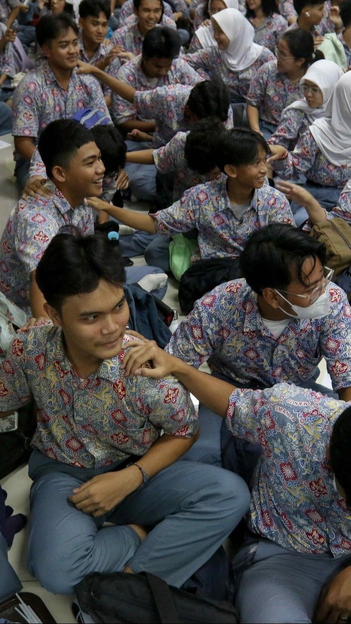 Sosialisasi ini bertujuan agar para siswa dapat mengetahui apa itu perundungan dan bagaimana menyikapinya. Foto: Liputan6.com / Herman Zakharia