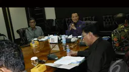 Rapat untuk mencari pengganti pimpinan KPK, Busyro Muqoddas ini dipimpin langsung oleh Ketua Pansel, Amir Syamsudin, Jakarta, Kamis (14/8/2014) (Liputan6.com/Johan Tallo)