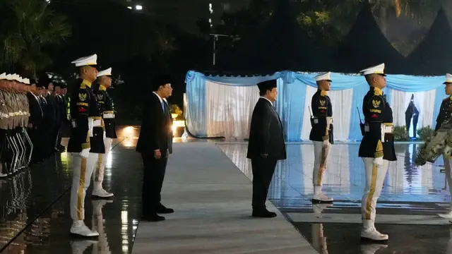 Presiden Prabowo Pimpin Upacara Ziarah dan Renungan Suci HUT RI ke-80 (foto: dok. Kemensos)