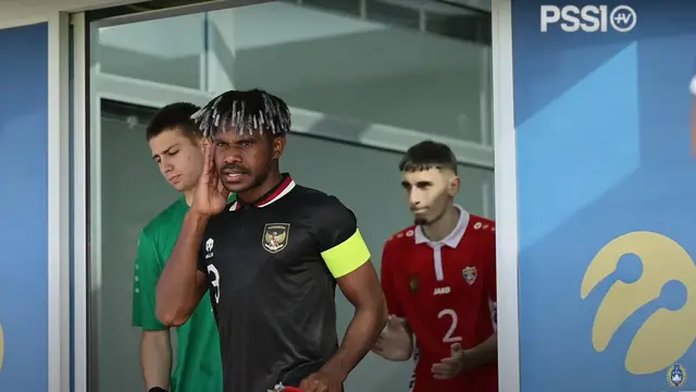 Kapten Timnas Indonesia U-20 ketika melawan Moldova U-20, Barnabas Sobor.