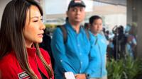 Ketua DPP PSI Cheryl Tanzil di Jakarta setelah menghadiri dukungan untuk Prabowo Subianto. (Foto: Istimewa).