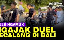 VIDEO: Heboh, Bule Ngamuk Tantang Duel Pecalang Bali saat Upacara Melasti